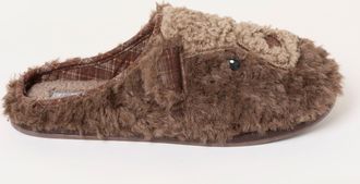 Fat Face FatFace Novelty Brown Bear Mule Slipper