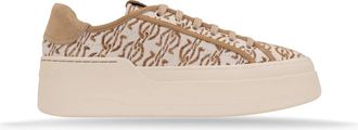 Ferragamo Sneakers - Dames - Sneakers - Beige - 38 EU - Su&egrave;de - Schoenen
