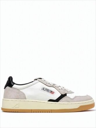 Autry Low-Top Sneakers With Leather And Suede Panels