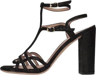 Chie Mihara Chie Sandalen - Dames - Sandalen met hakken - Zwart - 40 EU - Leer - Schoenen