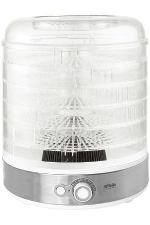 Silva Homeline Dörrautomat, Edelstahlfarben, Transparent, Kunststoff, 31.5x30.8x33 cm, Küchengeräte, Sonstige Küchengeräte