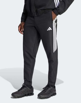adidas adidas Performance - Tiro 26 Essentials - Pantaloni neri in tessuto intrecciato-Nero