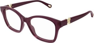 Chlo&eacute; Glasses, female, Red, 52 MM, Cat Eye Frame