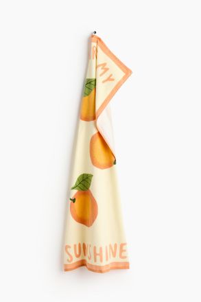 H&M Gemustertes Badehandtuch - Yellow