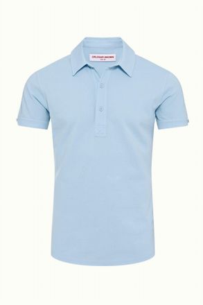 Orlebar Brown Mens Sebastian Tailored Cotton Polo Shirt In Mazanine