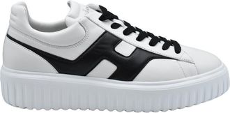 Hogan Black Sneakerswith Textured Sole