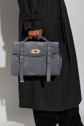 Mulberry Suede Bag Alexa, Womens, Blue