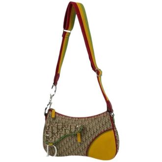 Dior Pre-owned Rasta Saddle Bag - Dames - Pre-owned - Veelkleurig - Maat: ONE Size Leer