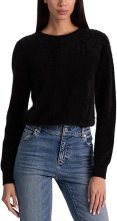 Alice & Olivia Alice + Olivia Carolee Crewneck Cashmere-Blend Pullover