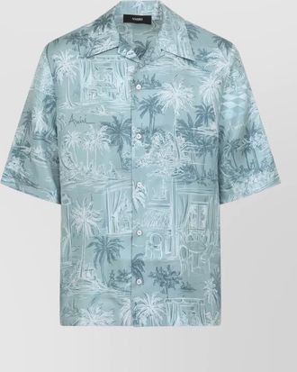 Amiri chateau sketch bowling shirt tropical edition