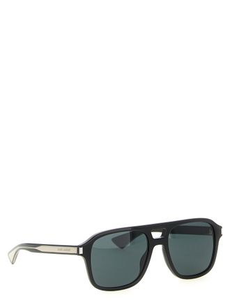 Saint Laurent Mens Black Acetate Sunglasses