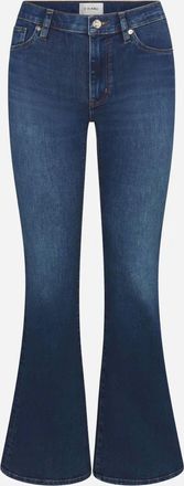 Frame Denim Womens Icon High Rise Flare Jeans In Solace