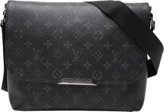 Louis Vuitton Pre-owned Shoulder Bag - Heren - Vintage Schoudertas - Zwart - ONE Size - Leer - Vintage