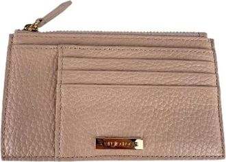 Sergio Rossi Pre-owned Card Holder - Dames - Vintage Accessoires - Roze - ONE Size - Leer - Vintage