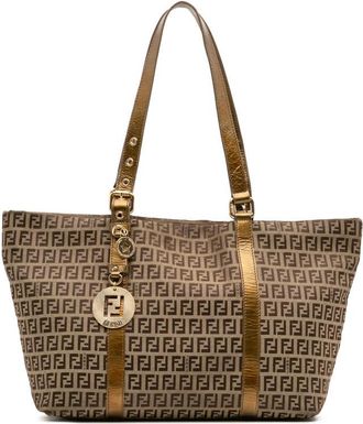 Fendi Pre-owned Fendi Zucchino Canvas Superstar Tote Ladies QMUC18Z8ILLTD66P