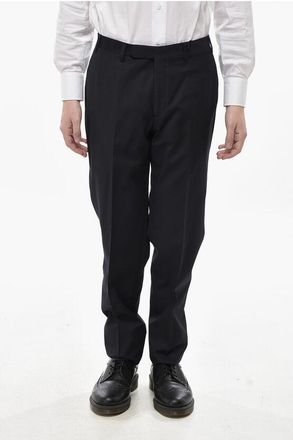 Corneliani Fresco Wool Trousers with Belt Loops size 46