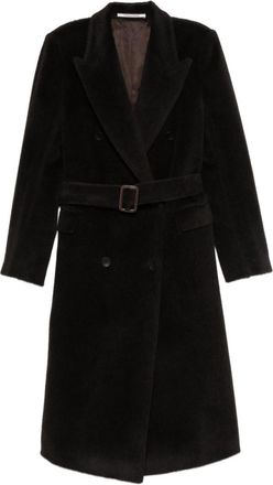 Tagliatore Brown Double-breasted Coat