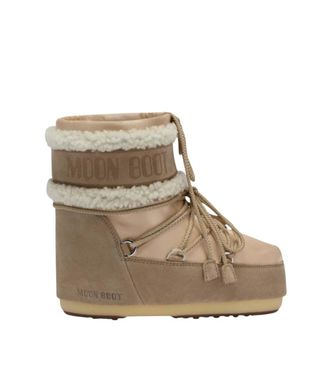 Moon Boot Brown Icon Low Pearly Boots
