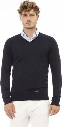 Baldinini Heren, Truien, Blauw, Maat: 3XL Modal