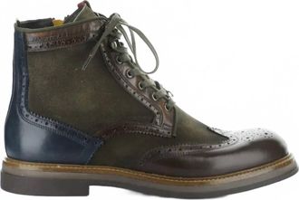 Ambitious Mens Musk Combi Toe Boots In Green