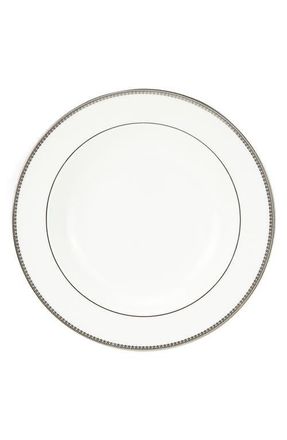 Vera Wang Lace Rim Soup Plate in Platinum at Nordstrom