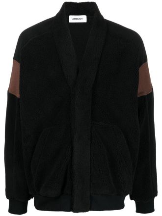AMBUSH contrast-panel bomber jacket - men - Polyester/Cotton/Acrylic - M - Black