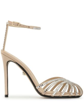 Alev&igrave; Penelope 100mm sandals - Silver