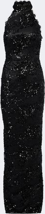 Rebecca Vallance Abito lungo Beau con paillettes