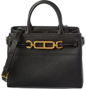 Tom Ford Logo Leather Shoulder Bag