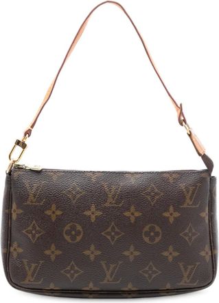 Louis Vuitton Borsa a spalla Pochette Accessoires con monogramma 2000 - Marrone
