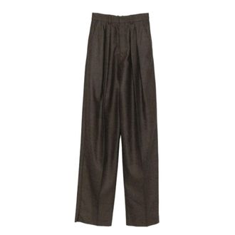 Saint Laurent Mujer, Pantalones, Marrón, Talla: L