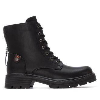 Xti Womens Back Zipper Combat Booties Refresh Collection By XTI