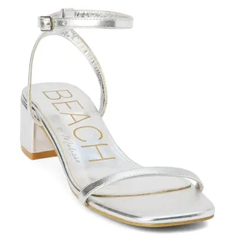 Matisse Footwear Womens Belle Heeled Sandals In Silver