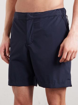 Fedeli Rio Straight-Leg Mid-Length Swim Shorts