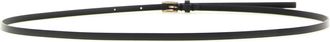 Tom Ford Womens Black Calfskin Thin Belt
