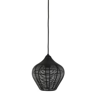Light & Living L&aacute;mpara Colgante - Alvaro - Negro - Metal - - Light&living