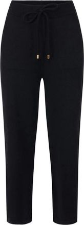 Elisabetta Franchi Pantaloni Jogger in Maglia - - Trousers - Donna - Nero - XS
