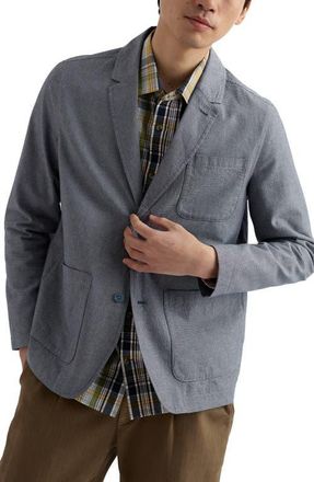 Seasalt Cornwall Dominick Organic Cotton Blazer in Blue Sail at Nordstrom, Size Xx-Large
