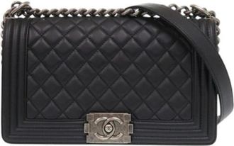 Chanel Pre-owned Vintage Shoulder Bag - Dames - Vintage Schoudertas - Zwart - ONE Size - Vintage