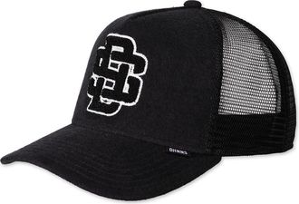Djinns Terry Terry Trucker Cap Mesh Cap Hat Cap Hat Caps, black, One Size