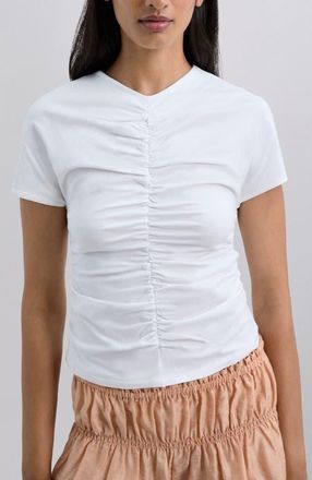 Scalpers Gathermid Tee in White at Nordstrom, Size X-Large Eu