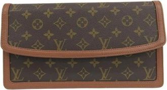 Louis Vuitton Pre-owned Canvas Clutch - Dames - Vintage Clutch - Bruin - ONE Size - Vintage