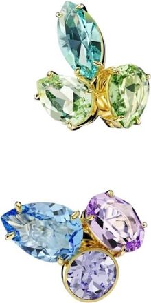 Swarovski Gema Asymmetrical Crystal Earrings