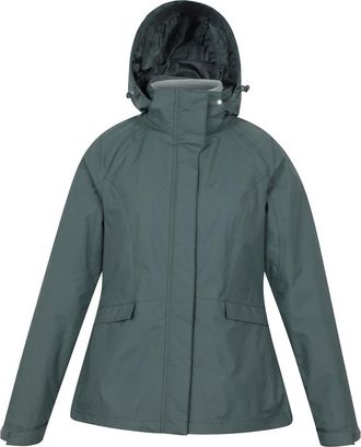 Mountain Warehouse Dames/Dames Thunderstorm II 3 in 1 Waterdichte Jas (Licht Khaki)