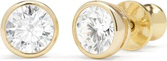 Melinda Maria Baroness Cubic Zirconia Stud Earrings in Gold-White at Nordstrom
