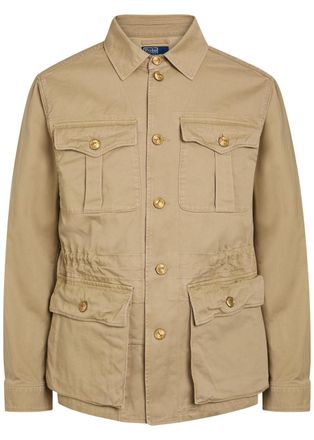 Polo Ralph Lauren Cotton-twill Utility Jacket - Tan - XL