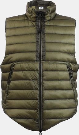 C.P. Company Mens D.D. Shell Down Gilet - Green - Size: 44/Regular
