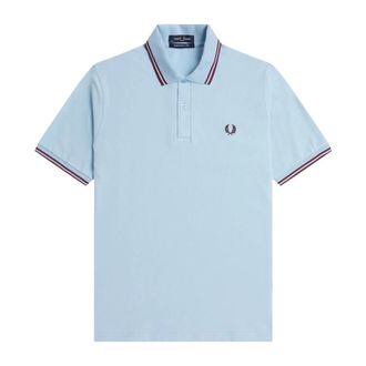 Fred Perry Heren, Tops, Blauw, Maat: 3XS Katoen