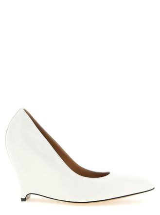 Maison Margiela White Slip On Pumps