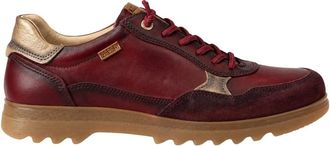 Pikolinos Zapatillas de piel Vigo - Shoes - Mujer - Rojo - 38 EU